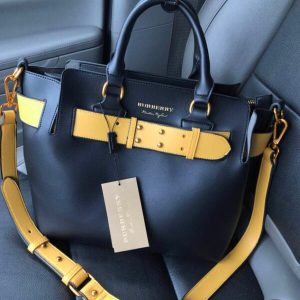 BURBERRY BLACK 2018 MARAIS BELT BAG YELLOW