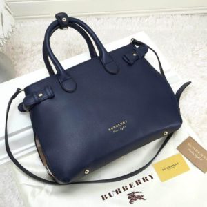 BURBERRY THE BANNER BAG NAVY BLUE REPLICA