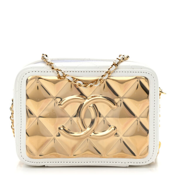 CHANEL GOLDEN PLATE CLUTCH WITH CHAIN REPLICA