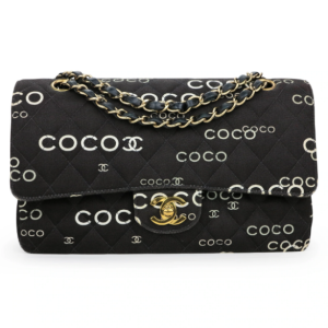 CHANEL VINTAGE COCO LOGO MANIA MEDIUM CLASSIC BAG REPLICA