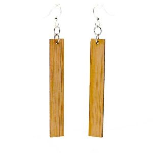 CHIC RECTANGLE BAMBOO EARRINGS REPLICA