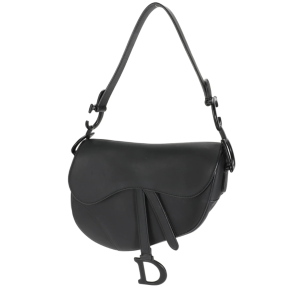 CHRISTIAN DIOR ULTRA MATTE SADDLE BAG BLACK REPLICA