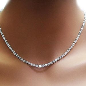 CTTW CUBIC ZIRCONIA TENNIS NECKLACE REPLICA