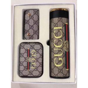 GUCCI 3IN1 CARD HOLDER KEY HOLDER SMART LED TEMPERATURE DISPLAY THERMOS