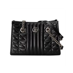 GUCCI SMALL GG MARMONT TOTE BAG BLACK REPLICA