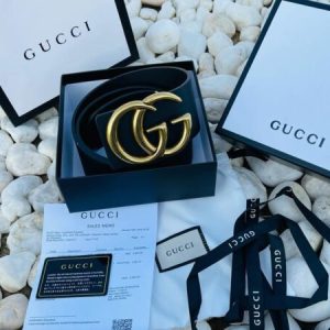 GUCCI WIDE WAIST BELT DOUBLE G 1