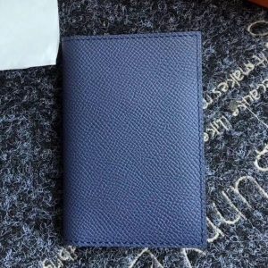 Hermes MC² Euclide Card Holder In Sapphire Epsom Leather Replica