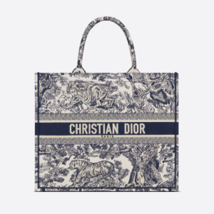 LARGE DIOR BOOK TOTE TOILE DE JOUY REPLICA