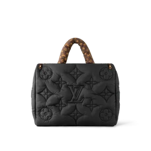 Brand New Limited Edition Louis Vuitton Fashioned from Econyl regenerated nylon, this OnTheGO GM tote bag is a testament to Louis Vuitton’s Eco Design mindset. The Econyl is embroidered with the Monogram pattern for a padded, sporty-chic feel.