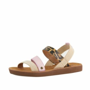 WOMEN’S SANDAL MYSTERY LEOPARD-NATURAL