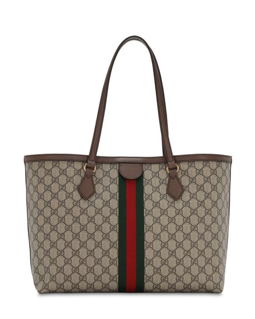 GUCCI NATURAL OPHIDIA GG MEDIUM TOTE REPLICA