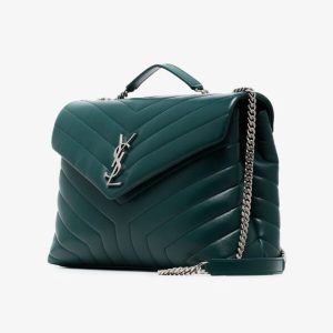 SAINT LAURENT MATELASSE CHEVRON BAG GREEN REPLICA