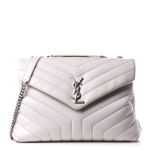 SAINT LAURENT MATELASSE CHEVRON BAG WHITE REPLICA