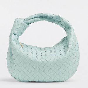 Bottega Veneta BV Jodie Teen Bag In Blue Intrecciato Leather Replica