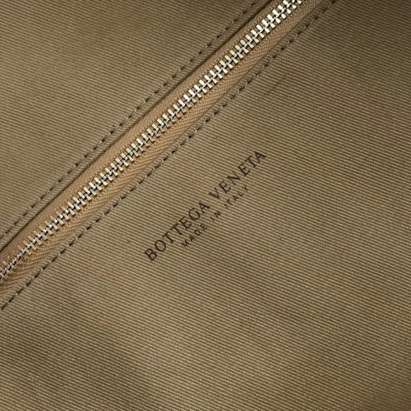Bottega Veneta Large BV Jodie Bag in Grey Woven Suede Replica