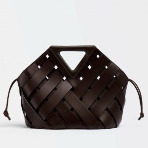 Bottega Veneta Medium Point Bag In Fondant Intrecciato Leather Replica