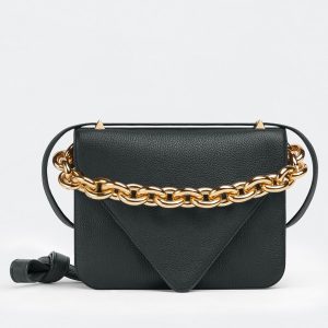 Bottega Veneta Mount Small Bag In Black Leather Replica