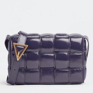 Bottega Veneta Padded Cassette Bag In Raisin Deerskin Replica