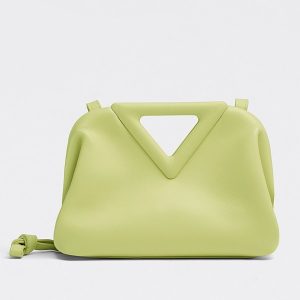 Bottega Veneta Small Point Top Handle Bag In Seagrass Leather Replica