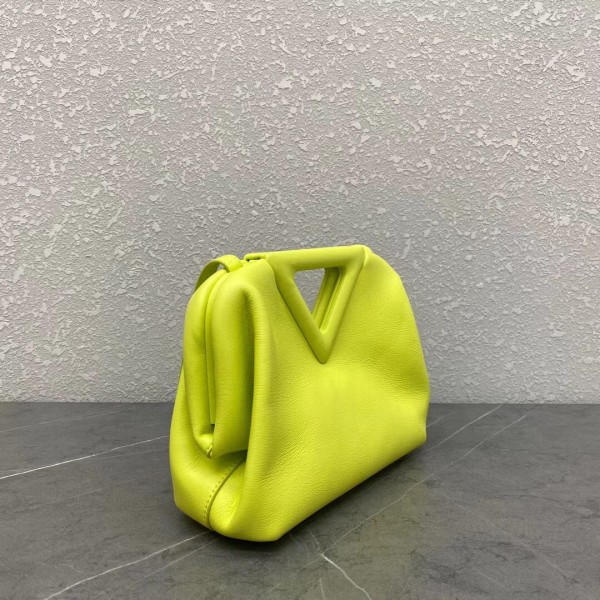 Bottega Veneta Small Point Top Handle Bag In Seagrass Leather Replica