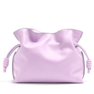 Loewe Flamenco Clutch In Bloom Orchid Nappa Leather Replica