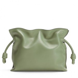 Loewe Flamenco Clutch In Rosemary Nappa Leather Replica