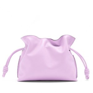 Loewe Flamenco Mini Clutch In Bloom Orchid Nappa Leather Replica