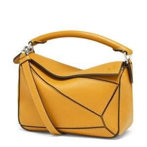 Loewe Puzzle Mini Bag In Avocado Green Calfskin Replica