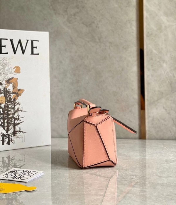 Loewe Puzzle Mini Bag In Blossom Calfskin Leather Replica