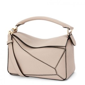 Loewe Puzzle Small Bag In Sandy Grained Leather Replica