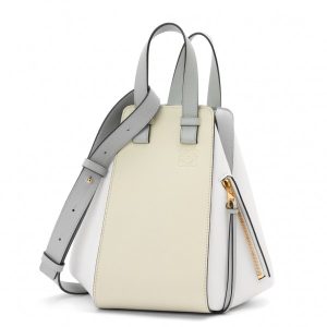 Loewe Small Hammock Multicolour Bag In Grey Calfskin Replica