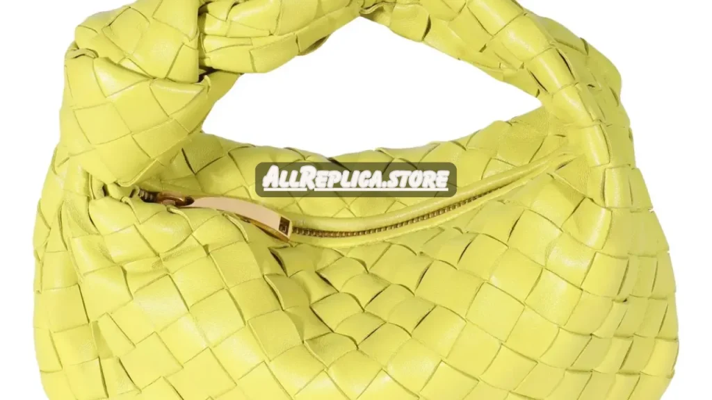 Bottega Veneta BV Jodie Bag In Yellow Intrecciato Lambskin