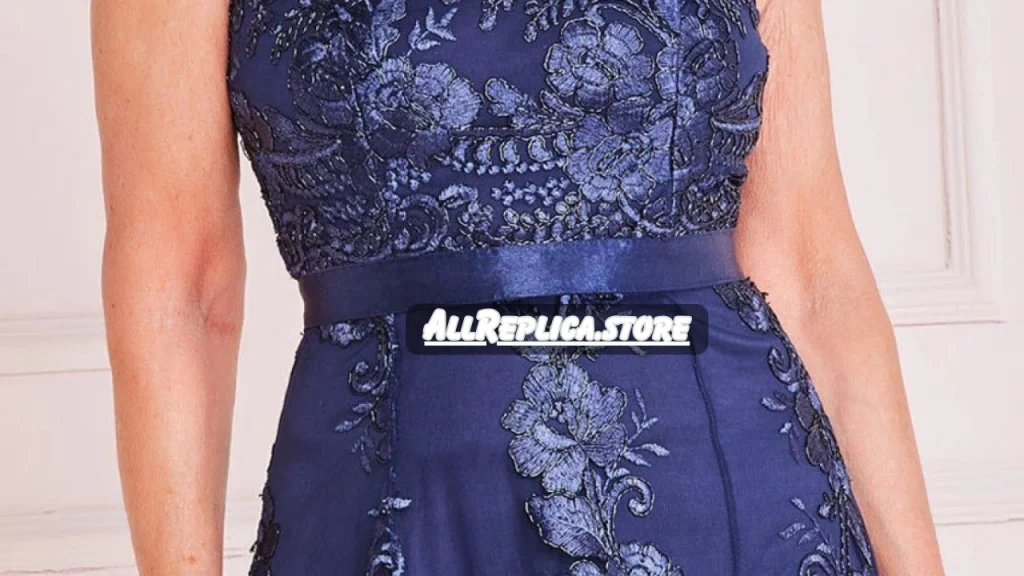 ALNICH NIGHT DRESS NAVY