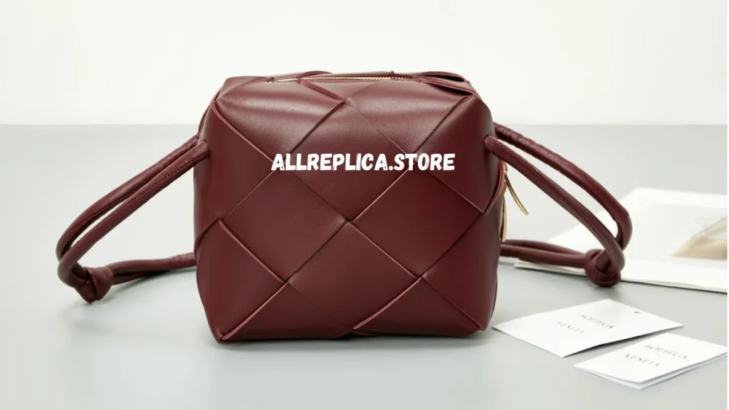 Bottega Veneta Cassette Bag In Burgundy Grained Leather