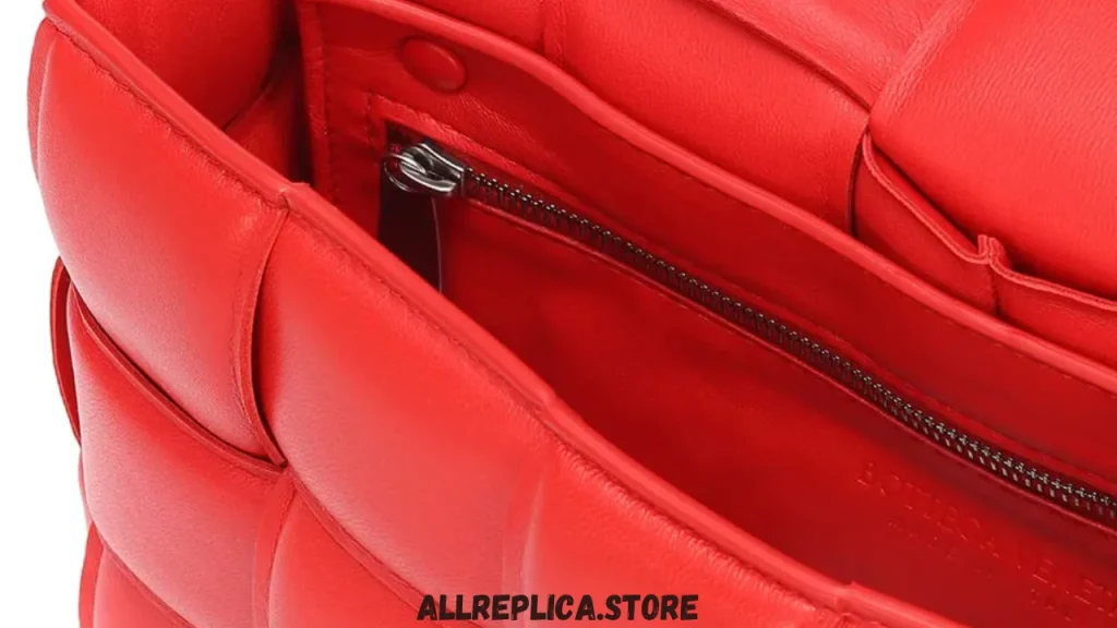 Bottega Veneta Cassette Bag Red Wrinkled 